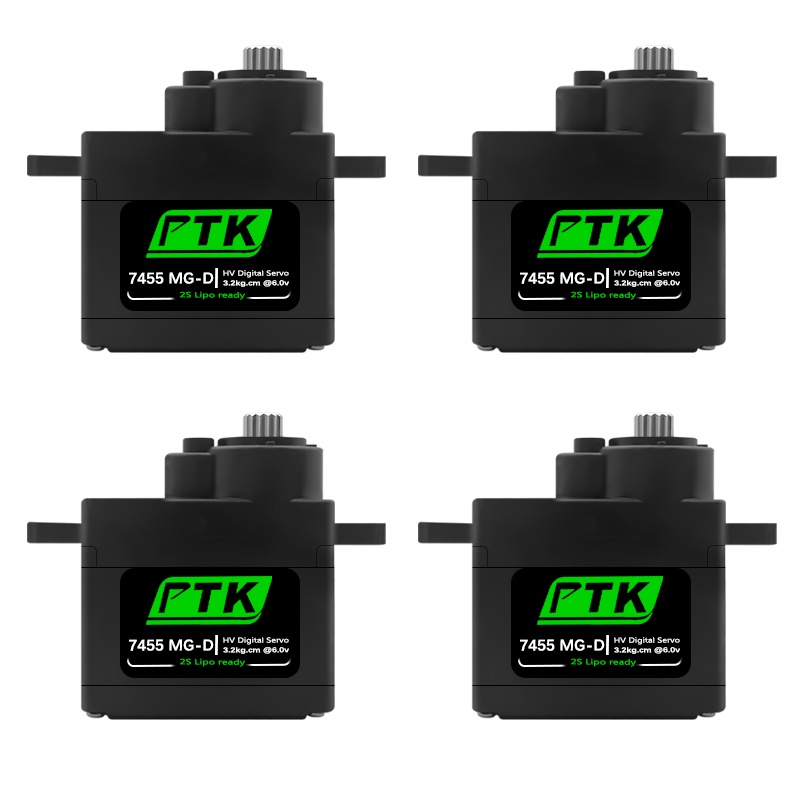Drone Helicopter Rc - Servo Digital PTK 7455MG-D 12g com