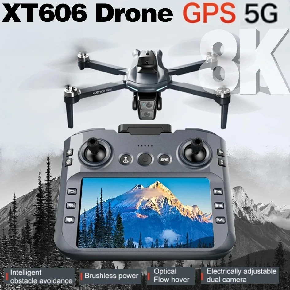 Drone Gps Rc Tt36 - Drone Original XT606 Profissional com Câmera