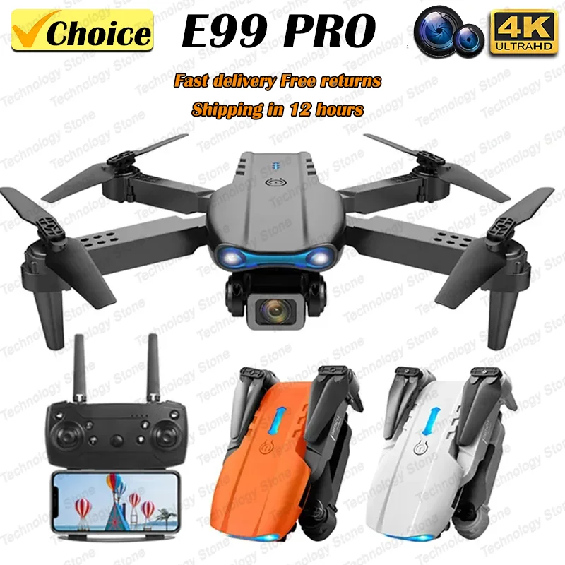 Drone Rc E99 Pro - K3 E99PRO Drone com câmeras duplas