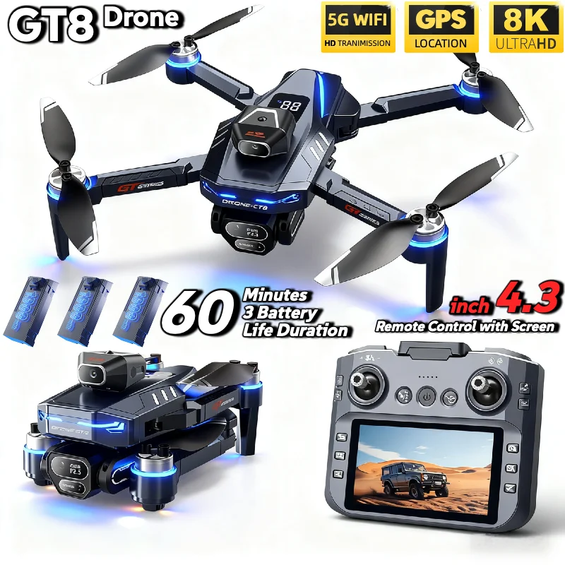Drone Gps Rc Tt36 - Quente para lsrc gt8 drone 4k