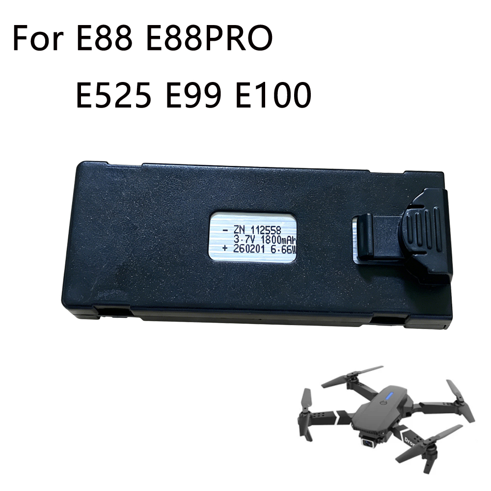 Rc Drone E88 - Bateria recarregável Li-ion para RC Drone,