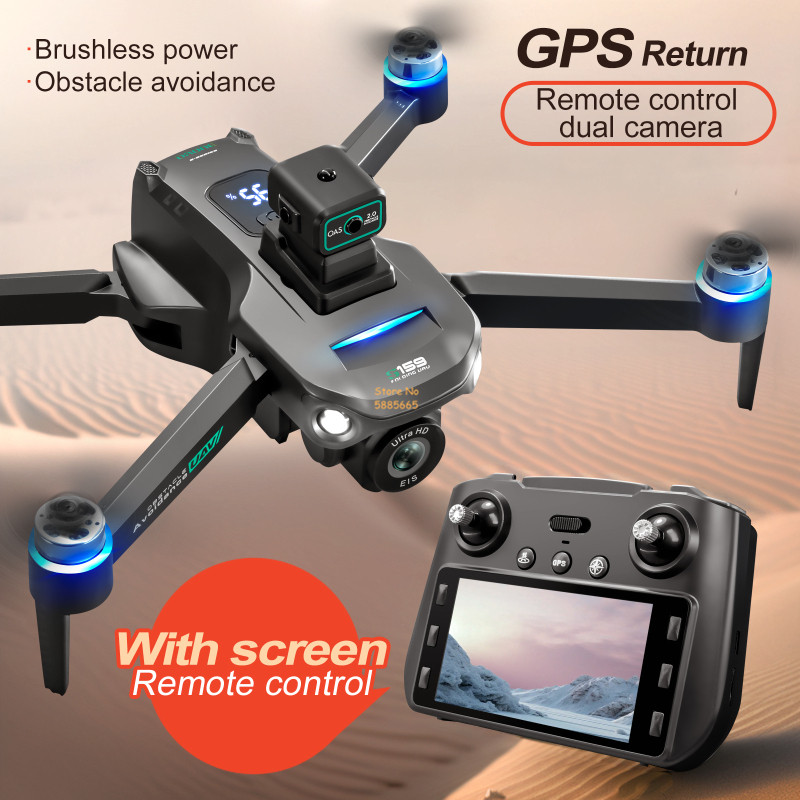 Drone Gps Rc Tt36 - 8k câmera dupla 5g wifi fpv