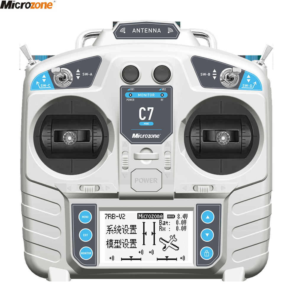 Drone Helicopter Rc - MicroZone MC7 Controlador C7 MINI Transmissor