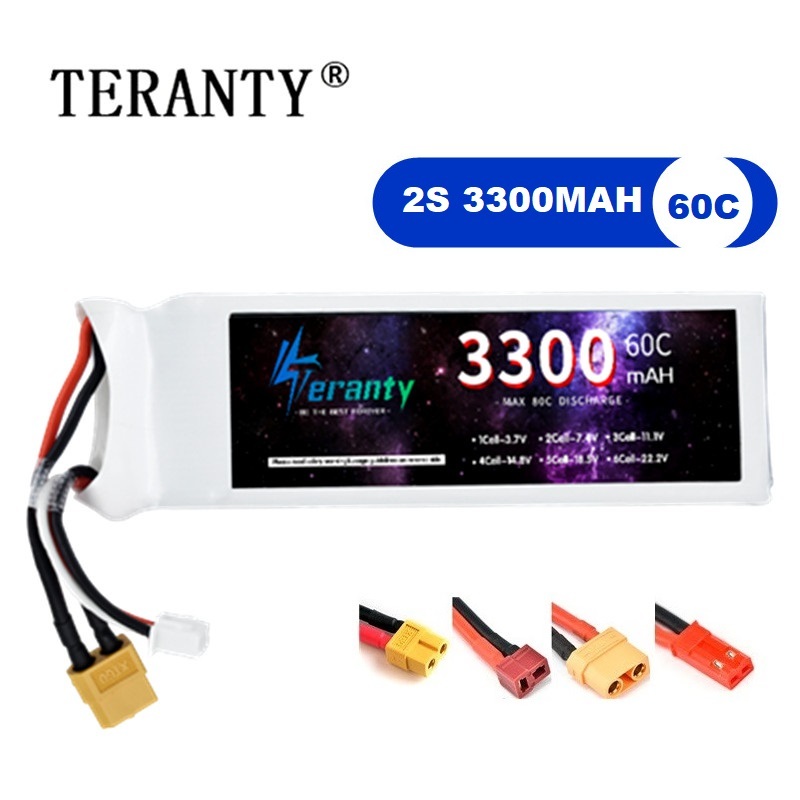 Drone Rc Leading - Bateria lipo 2s 7.4v 3300mah 60c