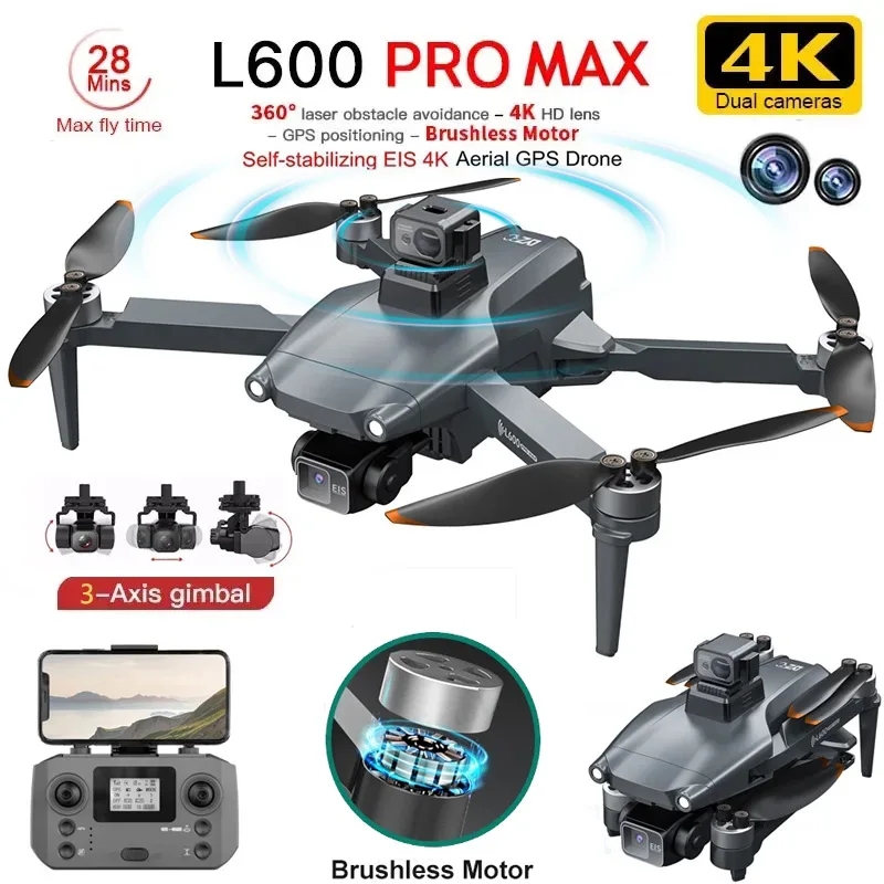 Drone Gps Rc Tt36 - L600 pro max gps drone profissional