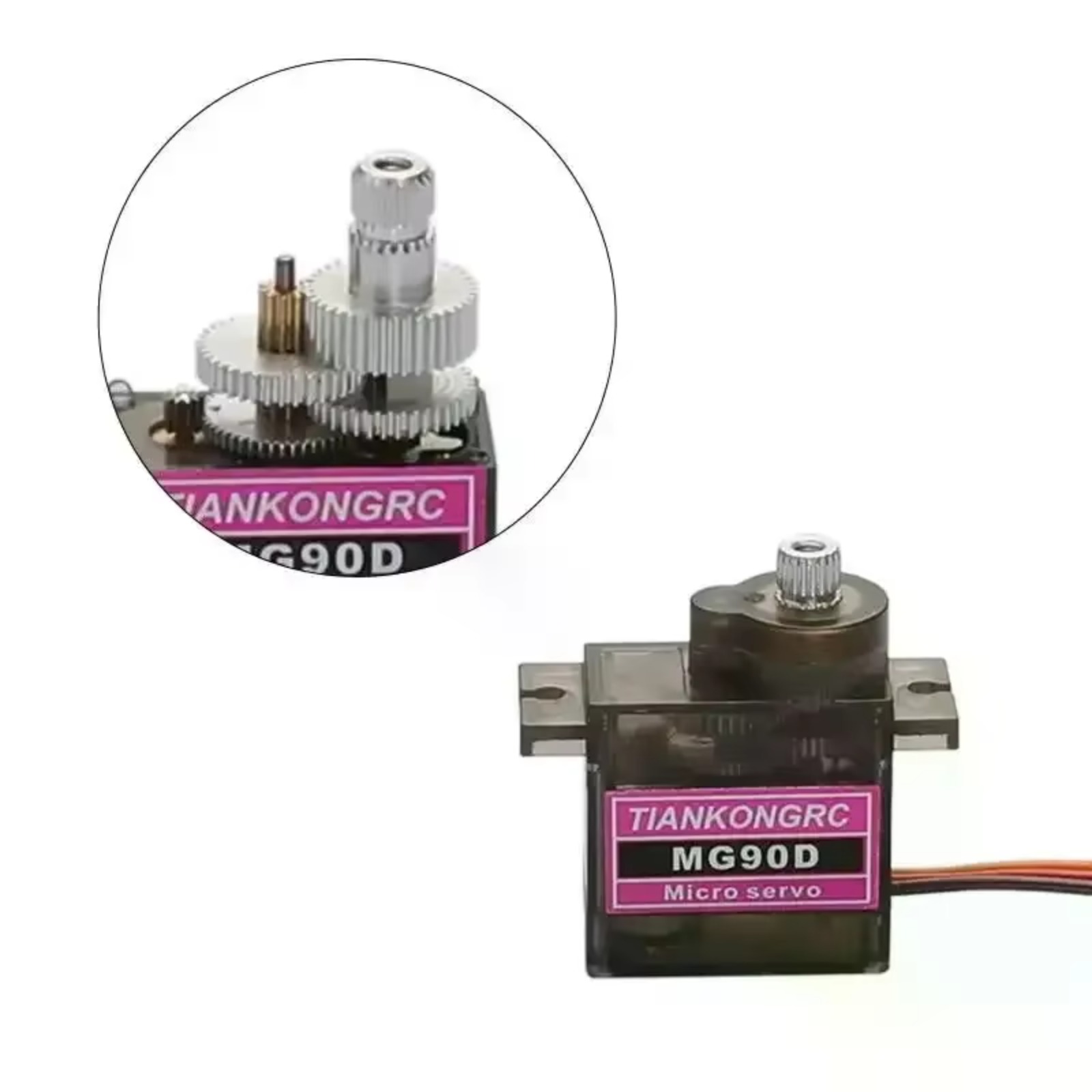 Drone Helicopter Rc - Servo MG90D 9g com Engrenagem Metálica