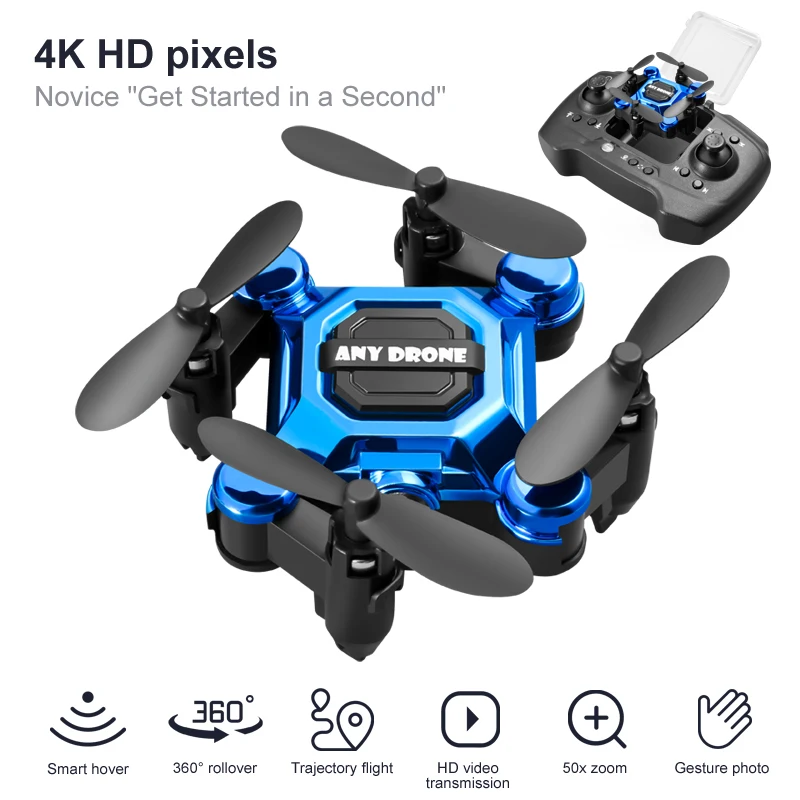 Drone Rc Folding - Câmera 4K HD RC Drone Dobrável