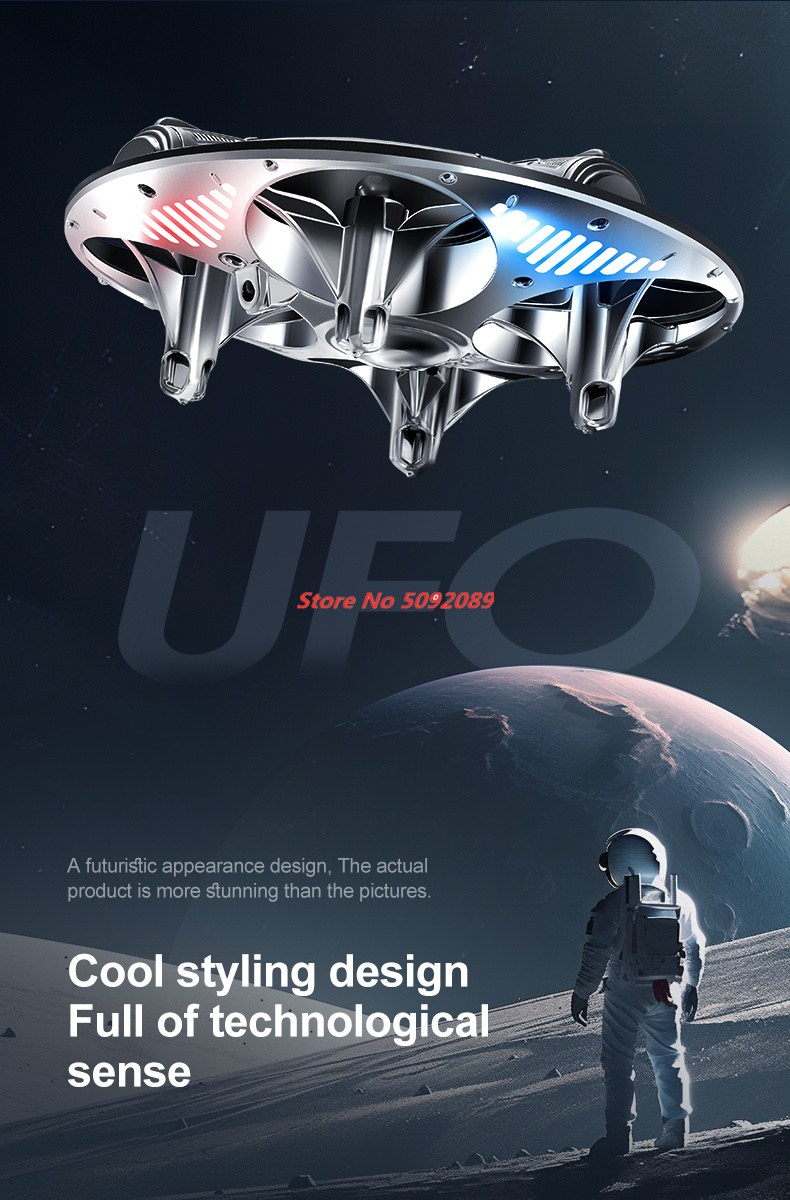 Mini Helicóptero RC Inteligent - Drone Rc Ufo avaliação e preço