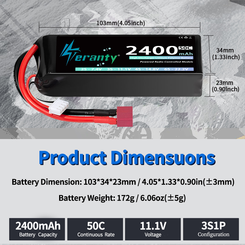 Bateria Lipo TERANTY 3S 2200/2 - Drone Rc Leading avaliação e preço