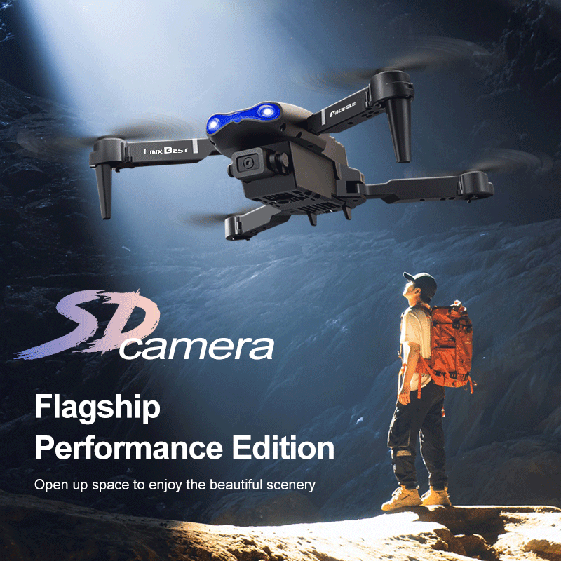 Drone RC Mini E99 Pro FACEGLE  - Drone Rc E99 Pro avaliação e preço