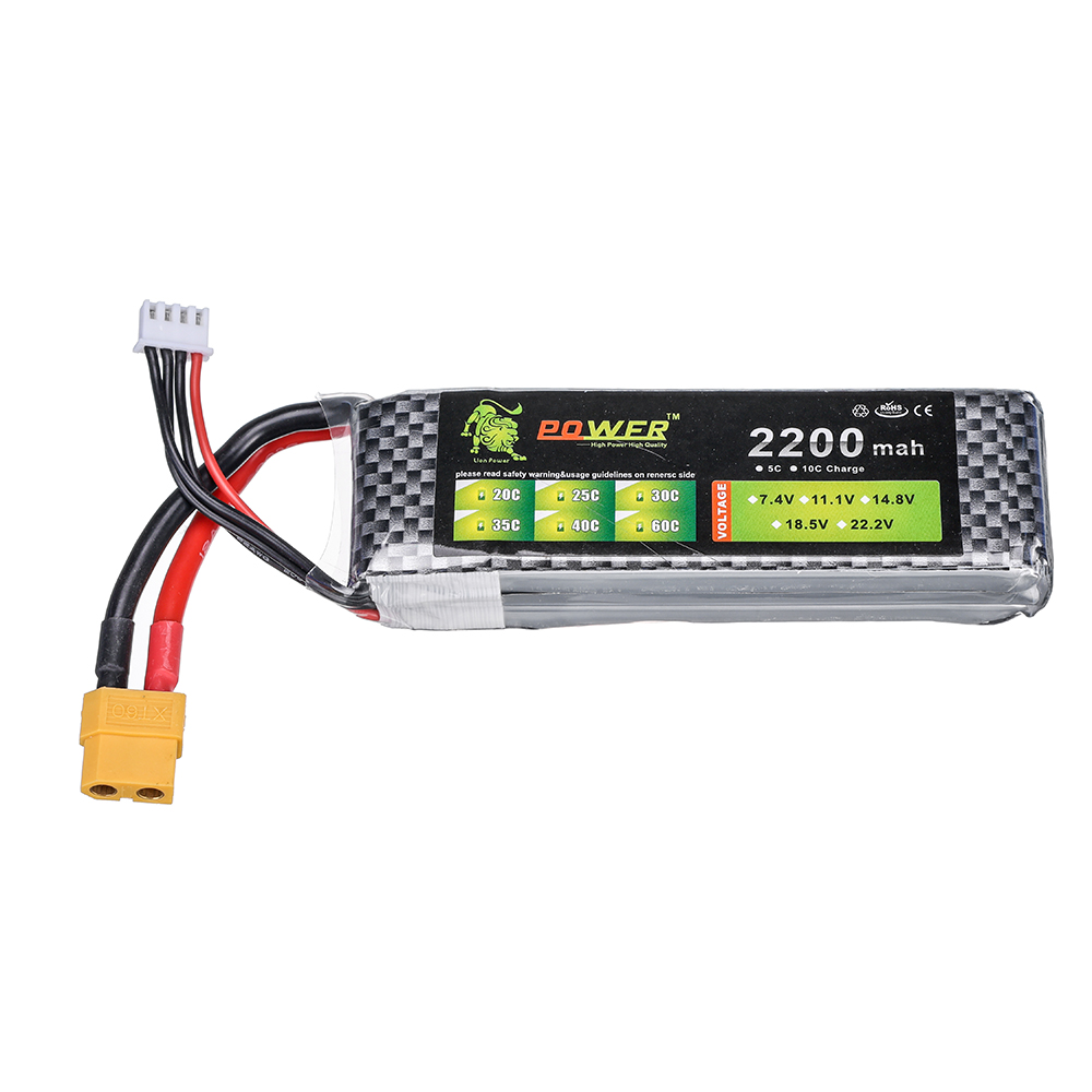 3S 11.1V 35C Lipo Bateria 2200 - Drone Rc Boat avaliação e preço