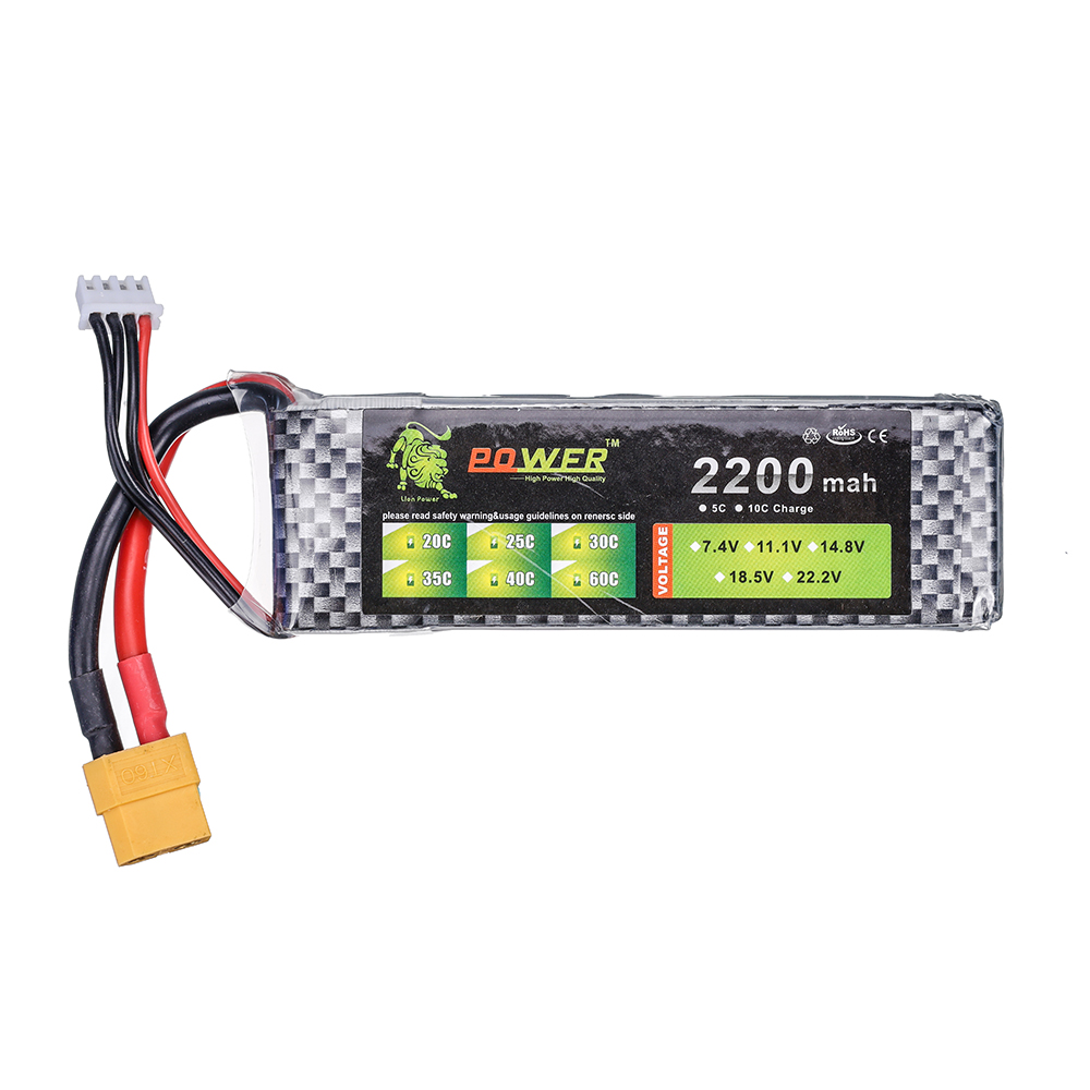 3S 11.1V 35C Lipo Bateria 2200 - Drone Rc Boat avaliação e preço