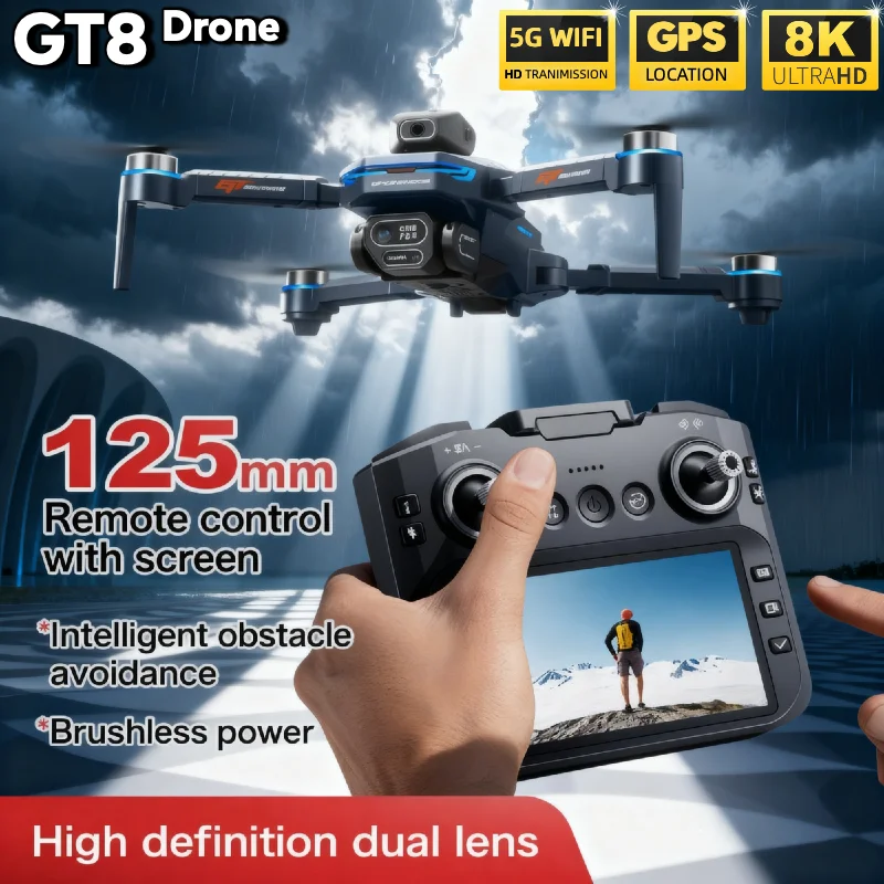 Quente para lsrc gt8 drone 4k  - Drone Gps Rc Tt36 avaliação e preço