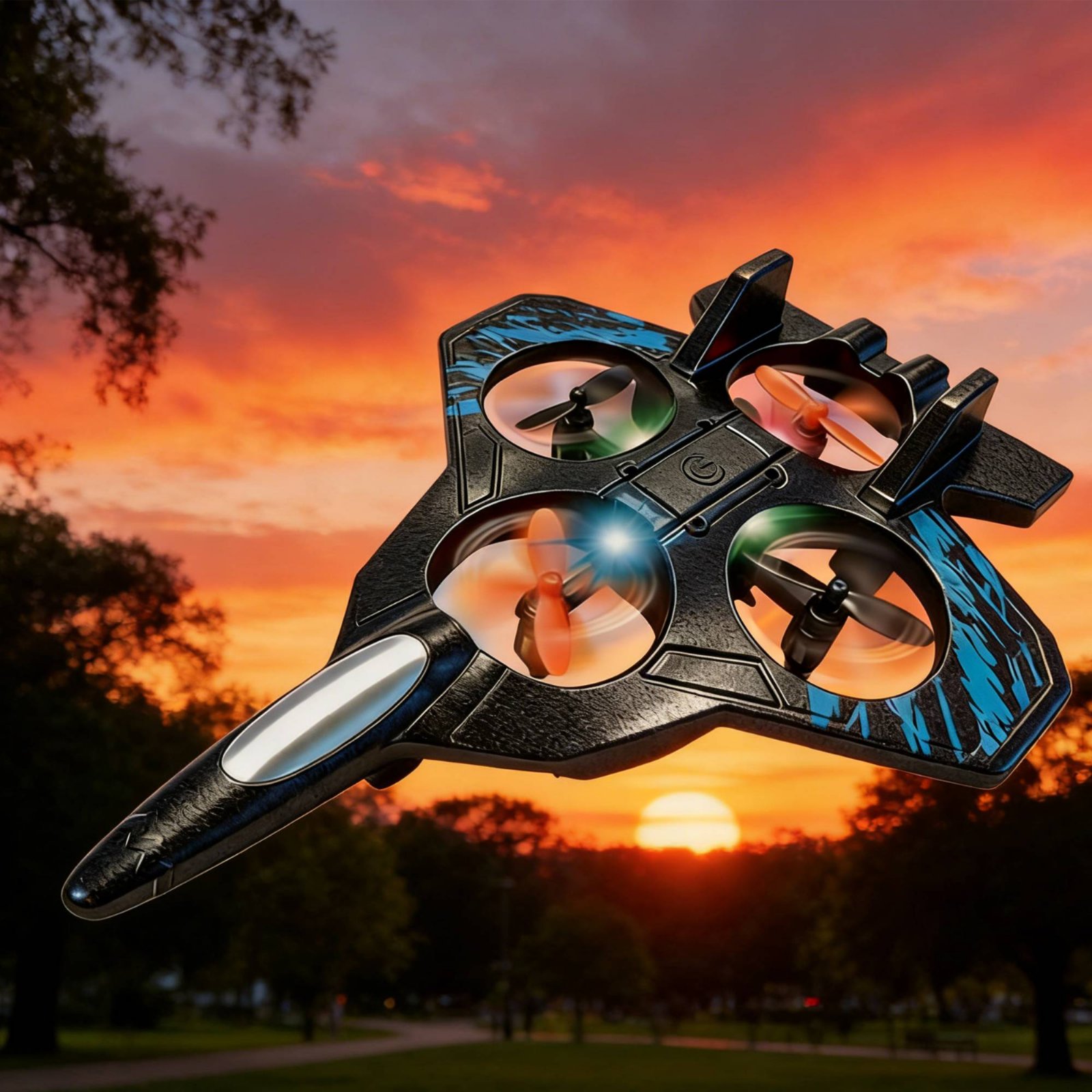 Drone Acrobático Resistente a  - Drone Rc Fighter Jet avaliação e preço