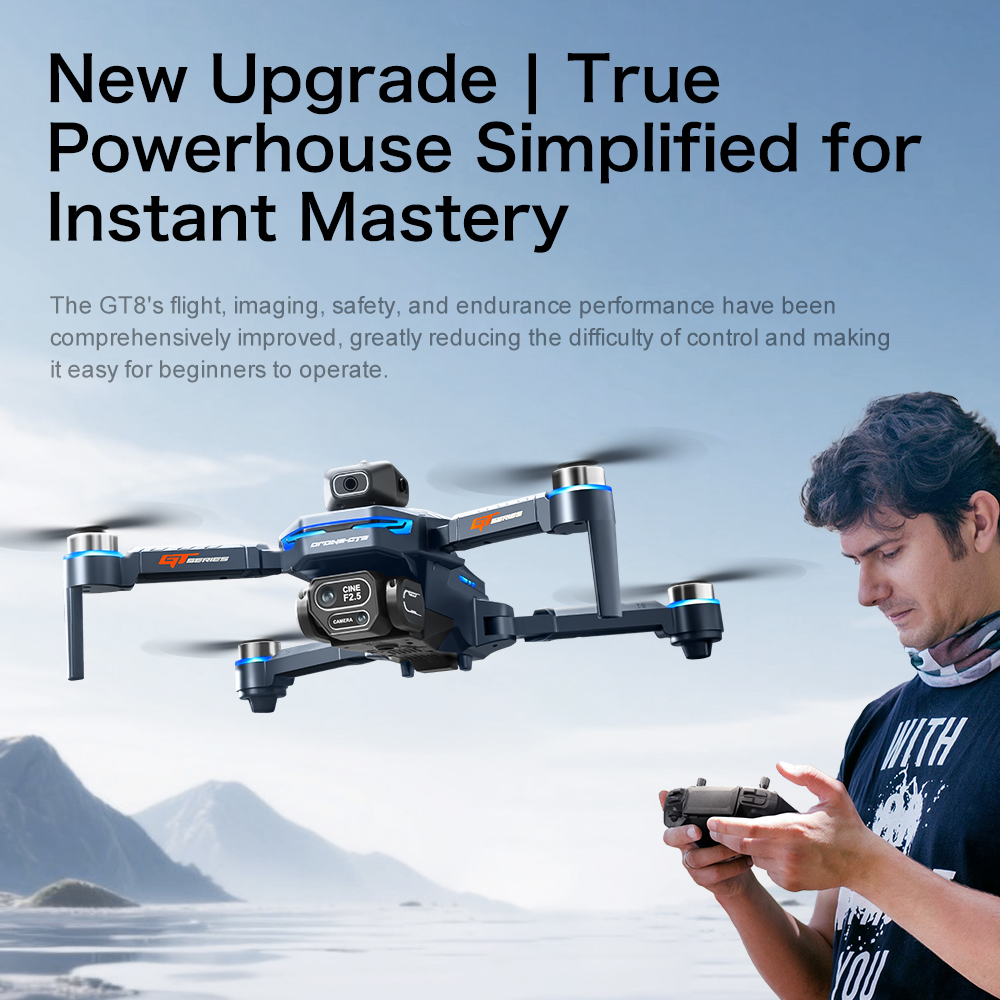Drone Original GT8 8K Profissi - Drone Gps Rc Tt36 avaliação e preço