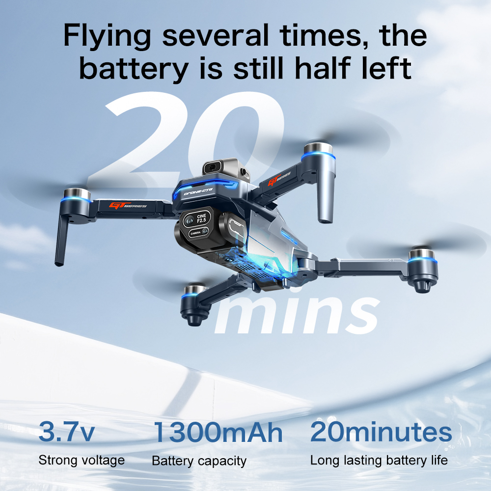 Drone Original GT8 8K Profissi - Drone Gps Rc Tt36 avaliação e preço
