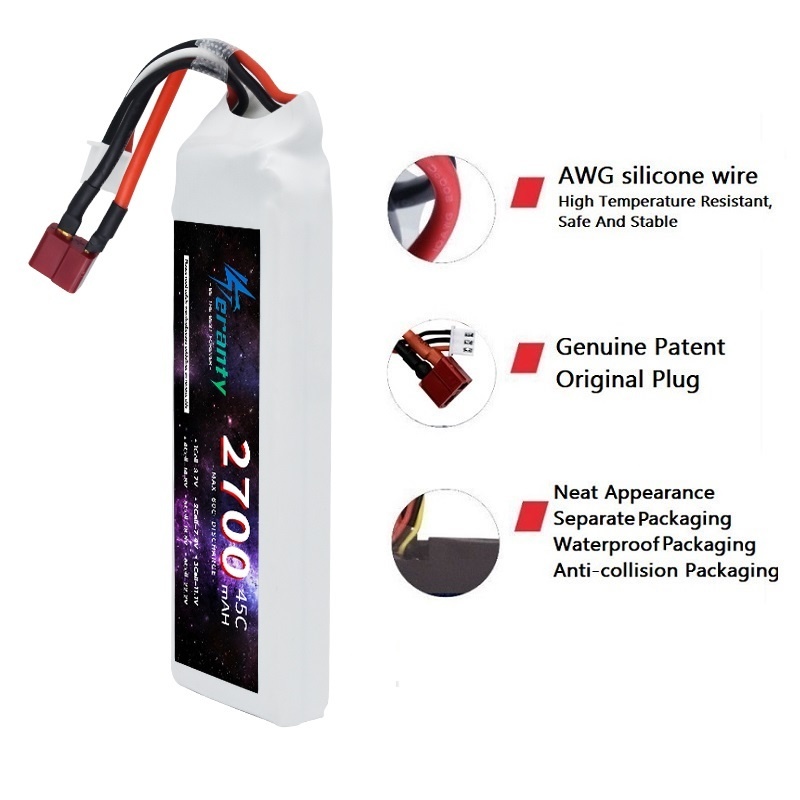 1/3 pçs 2s 7.4v bateria lipo 2 - Drone Rc Leading avaliação e preço