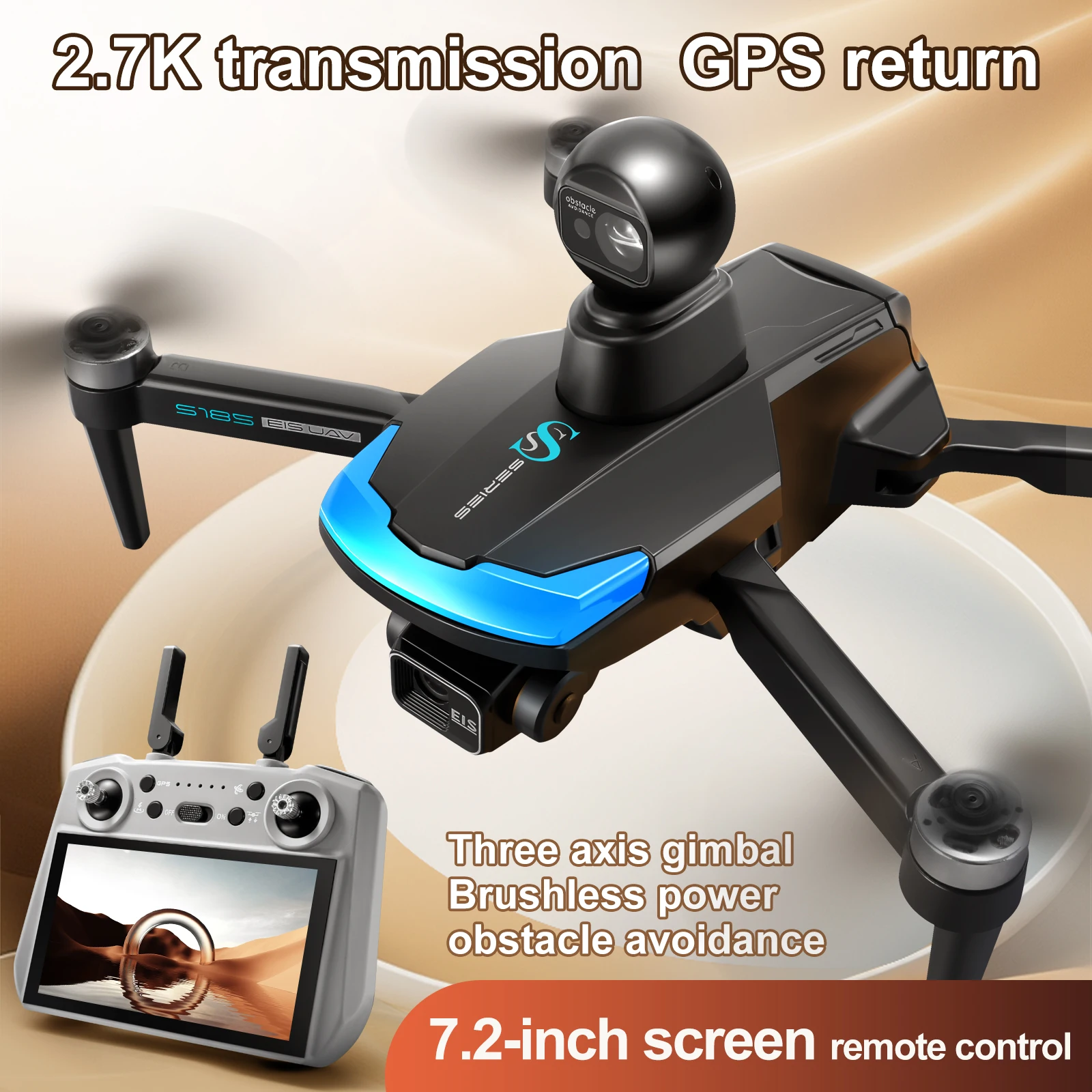S185 drone profissional 2.7k h - Drone Gps Rc Tt36 avaliação e preço
