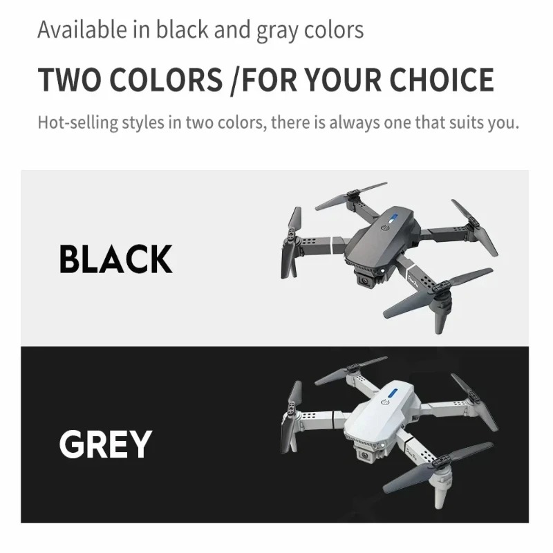 Mini Drone E88 com Câmera 4K H - Rc Drone E88 avaliação e preço