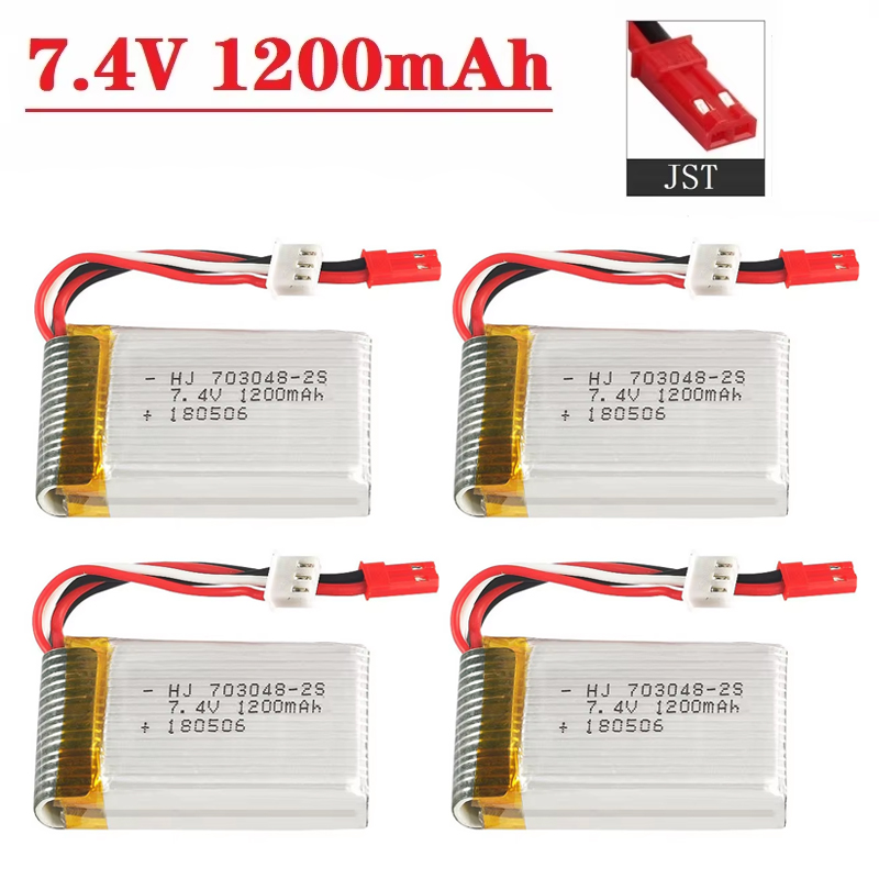 Bateria Lipo 2S 7,4V 1200mAh 7 - Drone Rc Leading avaliação e preço