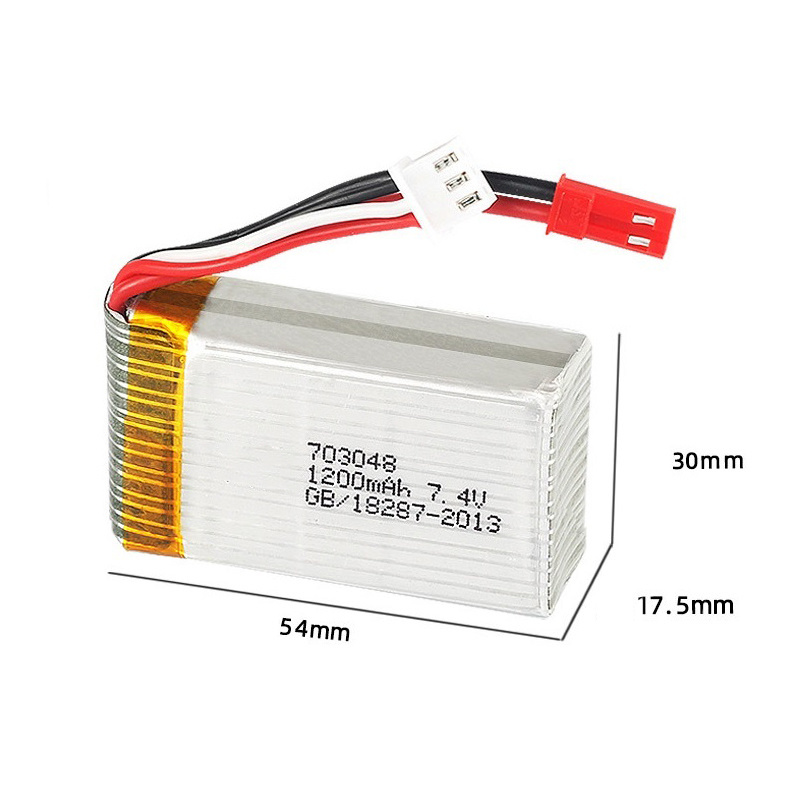 Bateria Lipo 2S 7,4V 1200mAh 7 - Drone Rc Leading avaliação e preço
