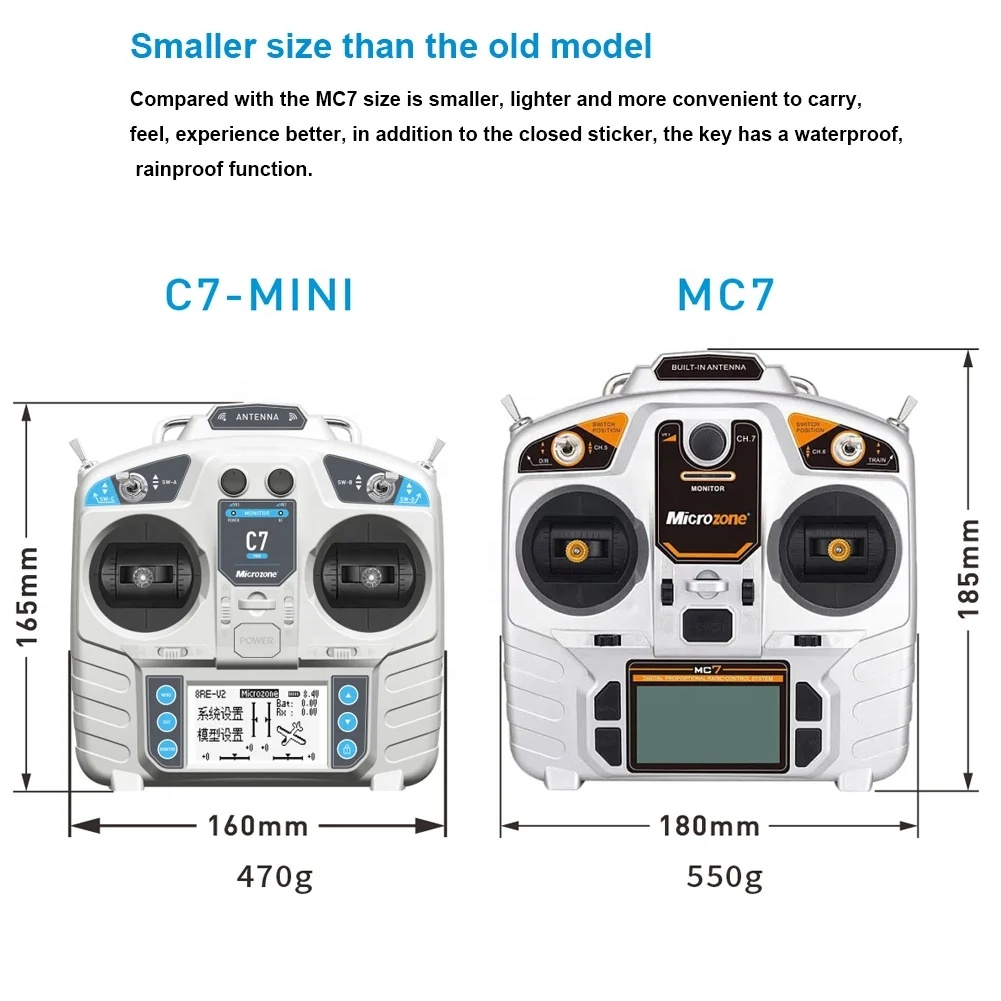 MicroZone MC7 C7 MINI 2.4G Con - Drone Rc Boat avaliação e preço