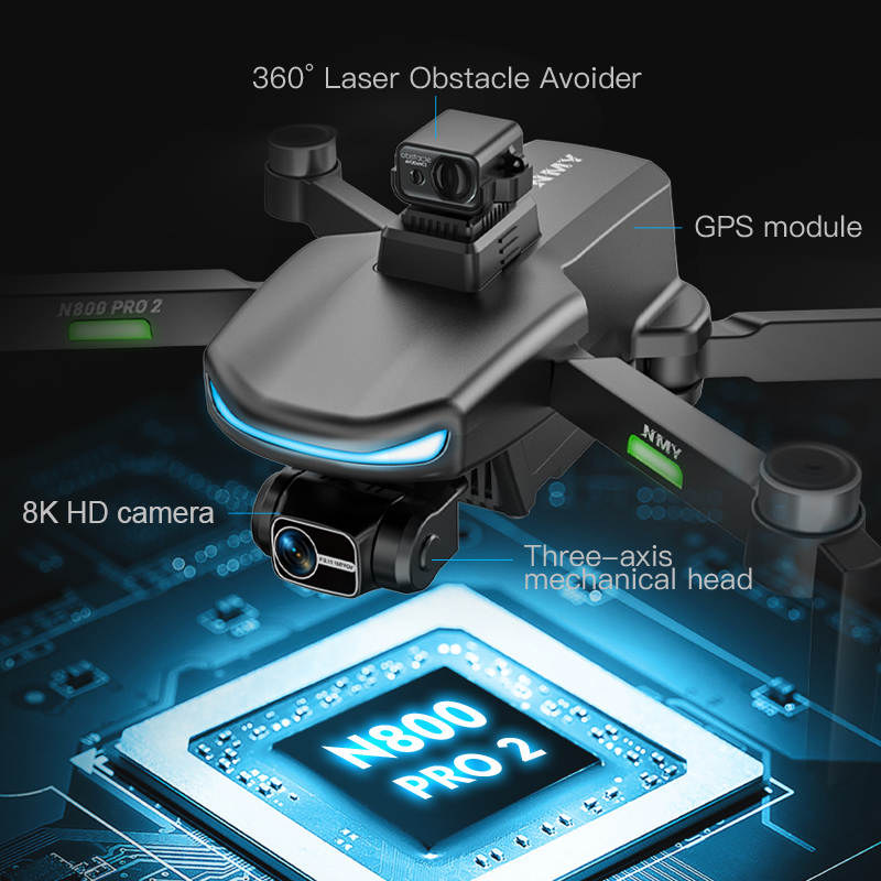 Drone GPS N800 PRO 2 Profissio - Drone Gps Rc Tt36 avaliação e preço