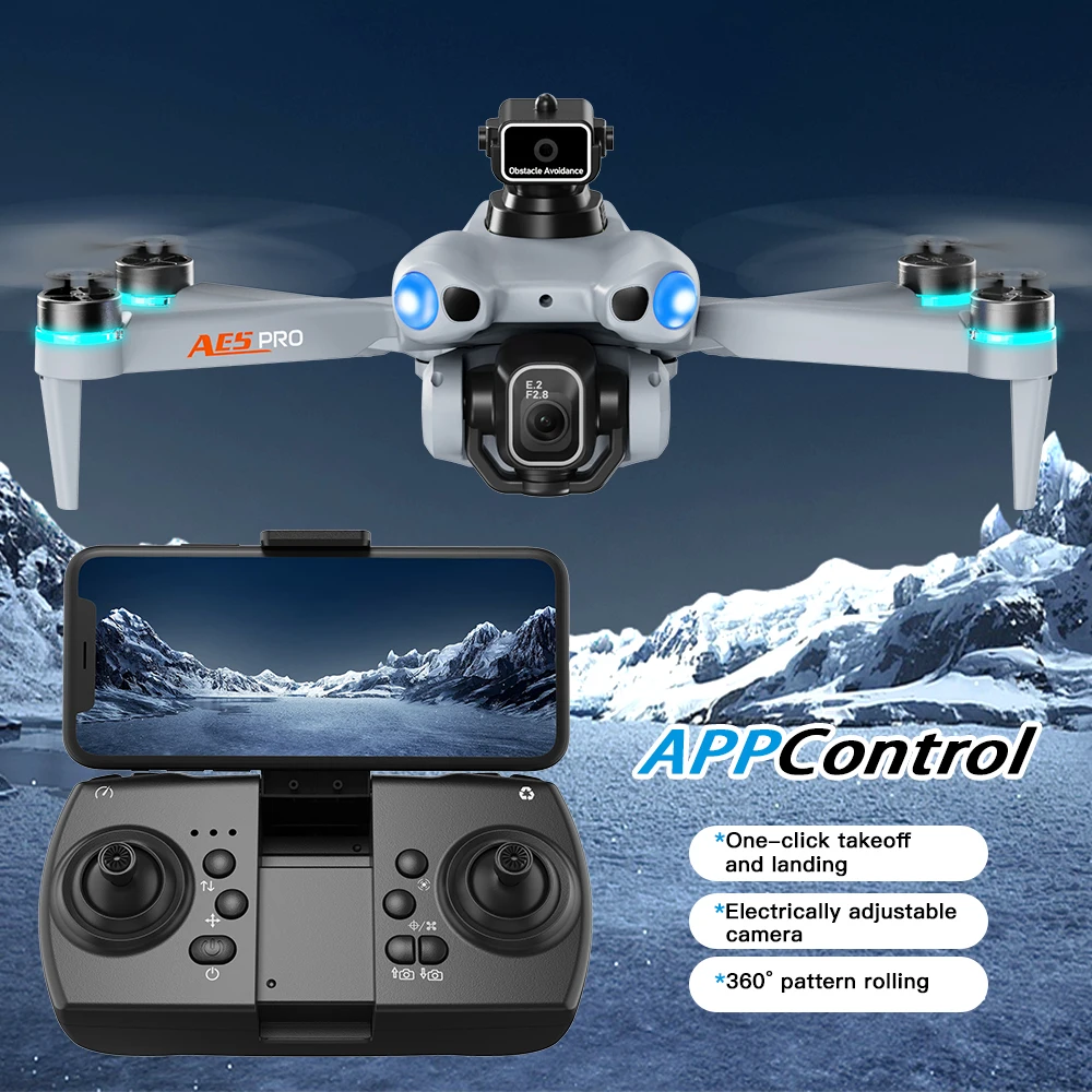 Drone AE5 Pro 8K HD com Tela d - Drone Pro Rc Ufo avaliação e preço