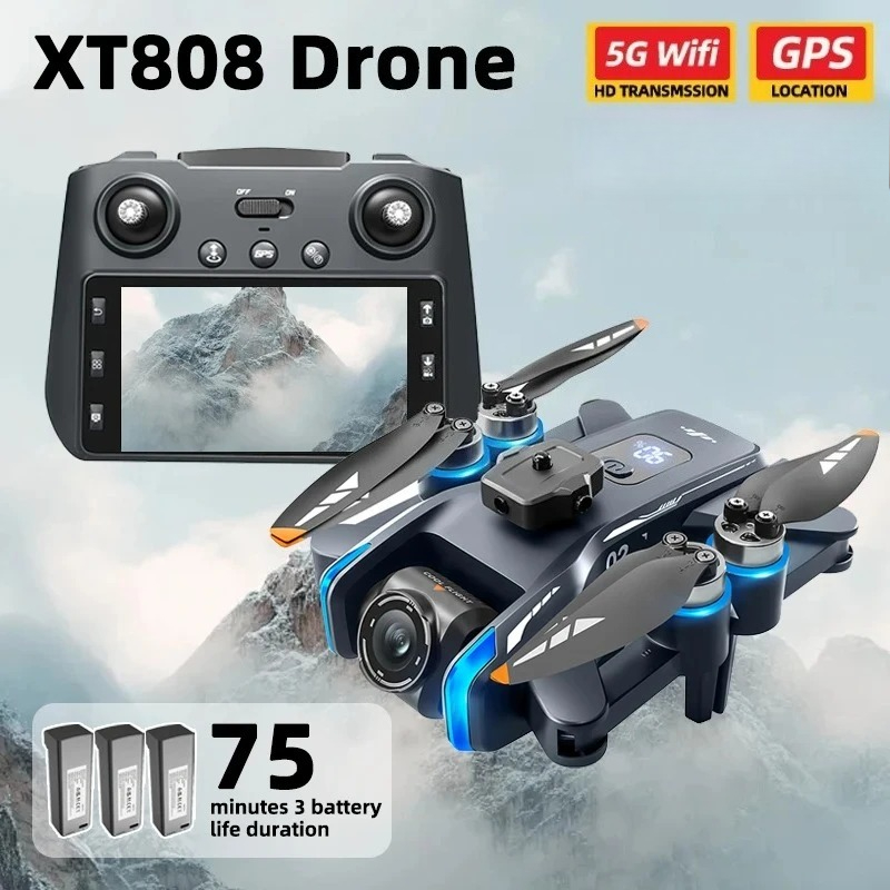 Drone Original XT808 Pro MAX 4 - Drone Gps Rc Tt36 avaliação e preço