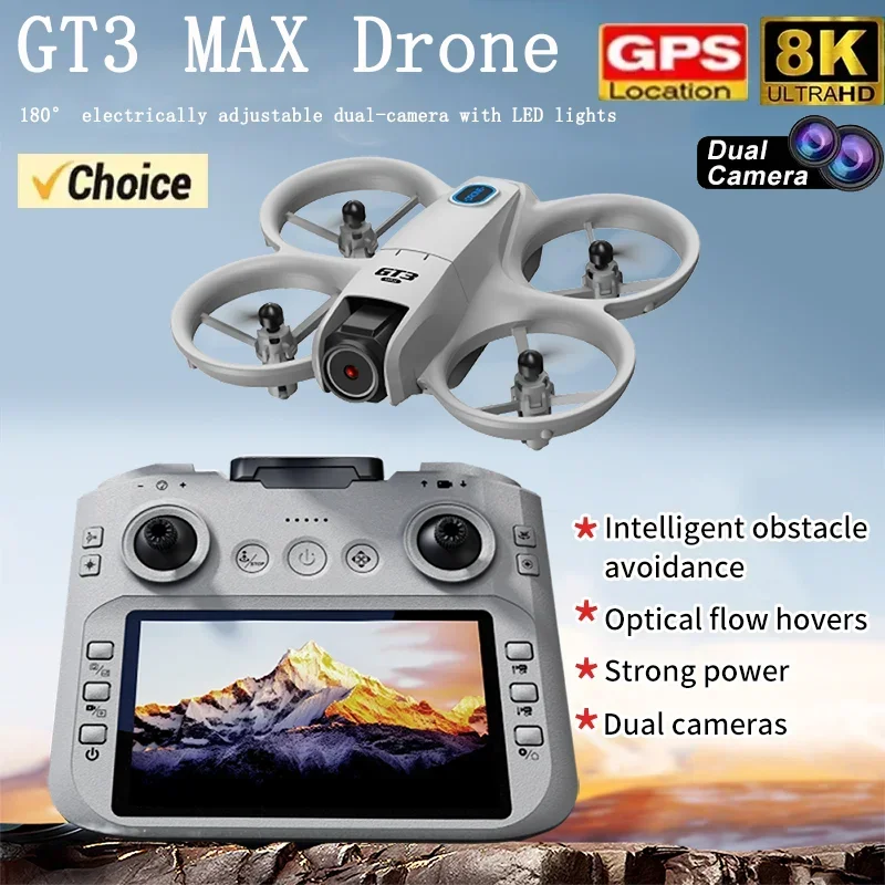 2026 NOVO GT3 Mini com Drones  - Drone Pro Rc Ufo avaliação e preço