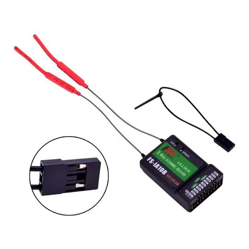 Receptor Flysky FS-iA10B 2.4G  - Drone Helicopter Rc avaliação e preço