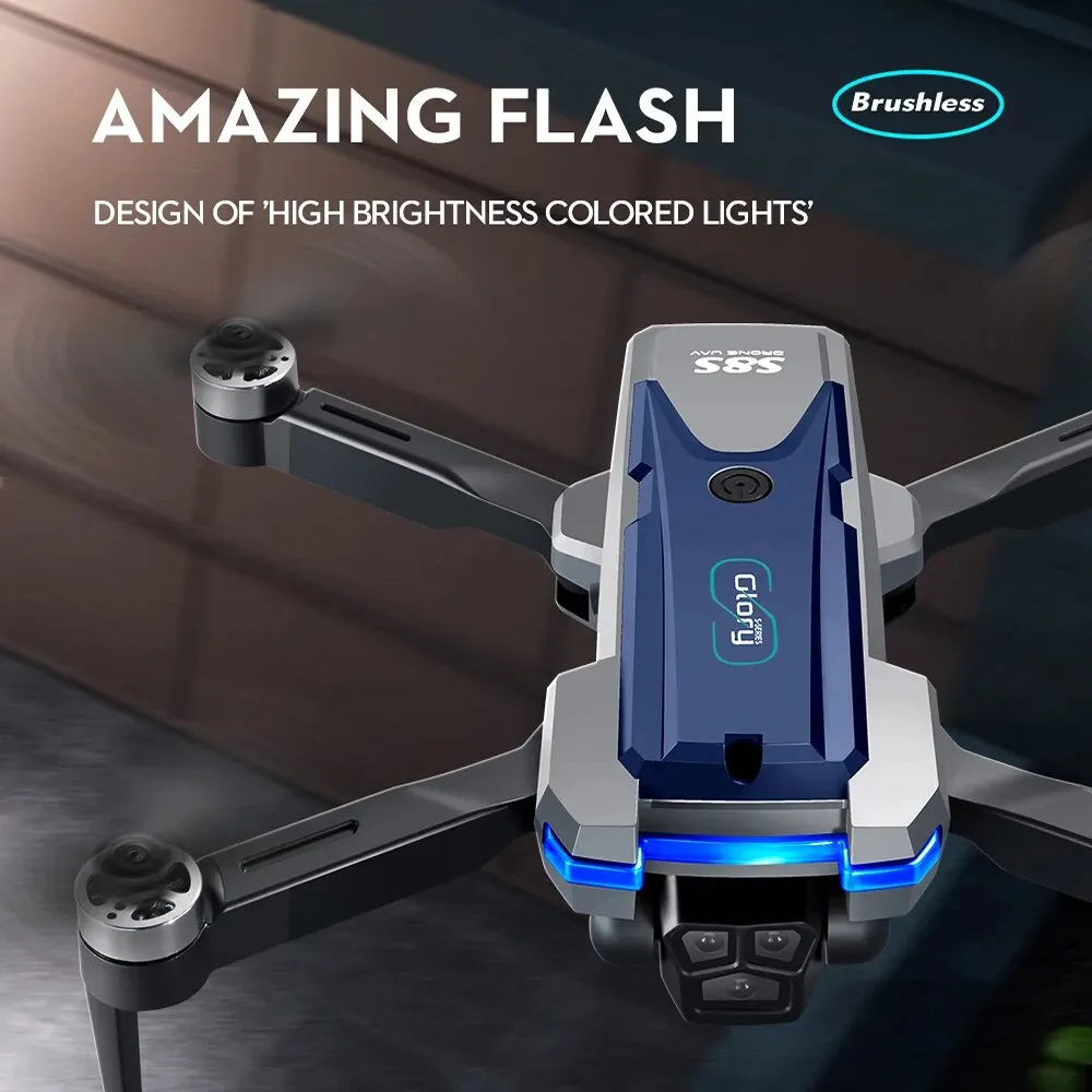 Dobrável RC S8S GPS Drone, 5G  - Drone Gps Rc Tt36 avaliação e preço